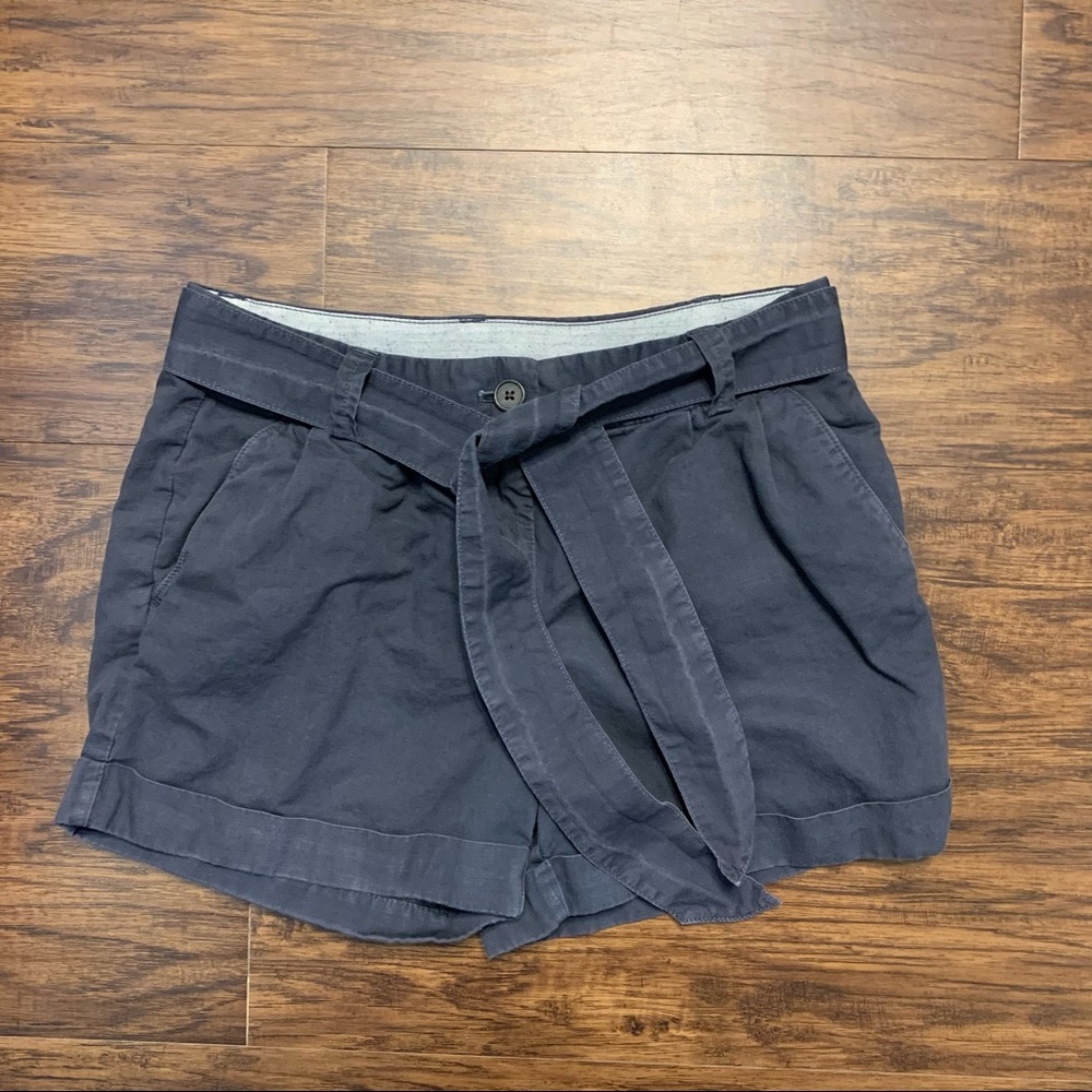 J. Crew Chino Broken In Shorts with Front Tie